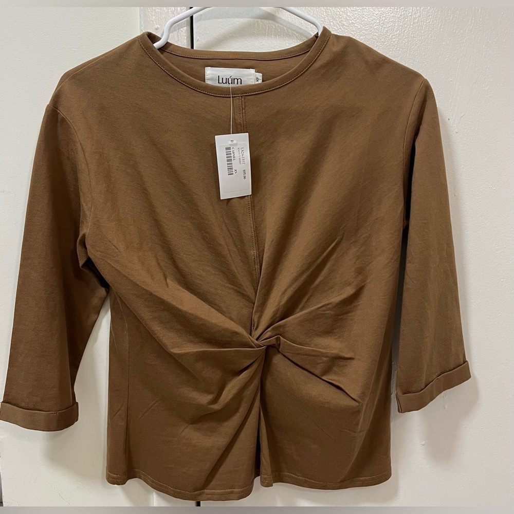 Luúm Carmel Long Sleeve Knot Tee